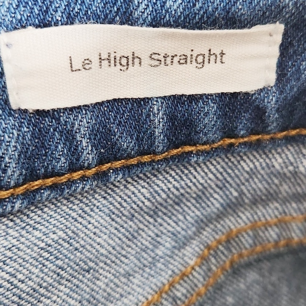 Frame Le High Straight Leg  Crop Jeans Size 25 - Picture 5 of 6